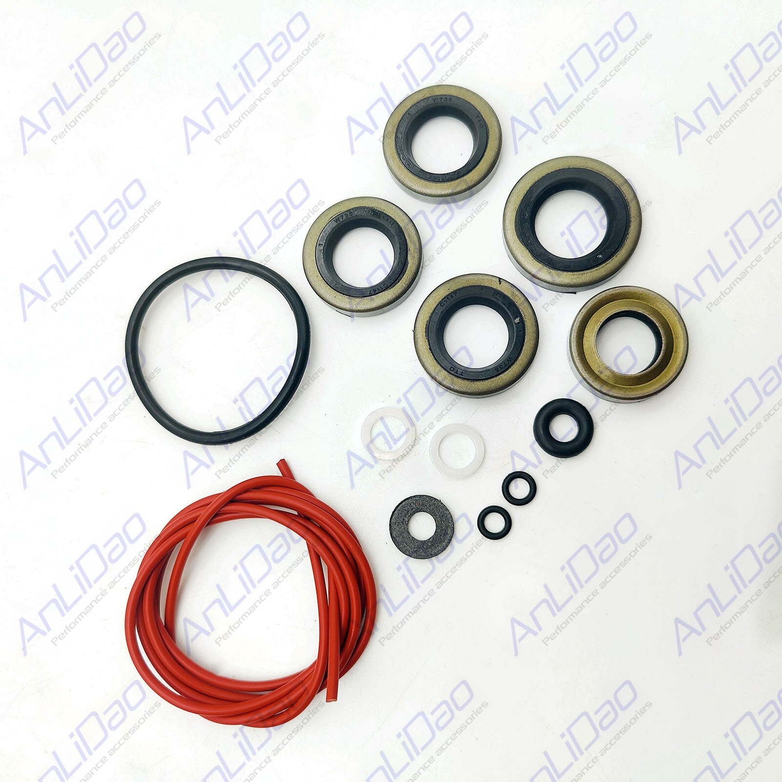 Lower Unit Gearcase Seal Kit, fits Johnson Evinrude 25 28 30