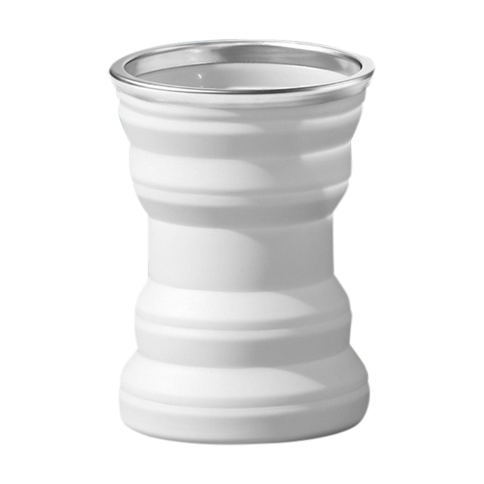 Collapsible Water Bottle for Traveling Reusable Silicone Travel Cup with Lid