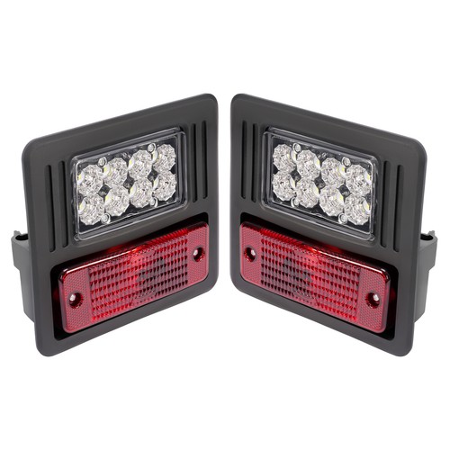 4x LED Headlight Tail Exterior Light Kit For Bobcat Skid Steer Loader Plastic