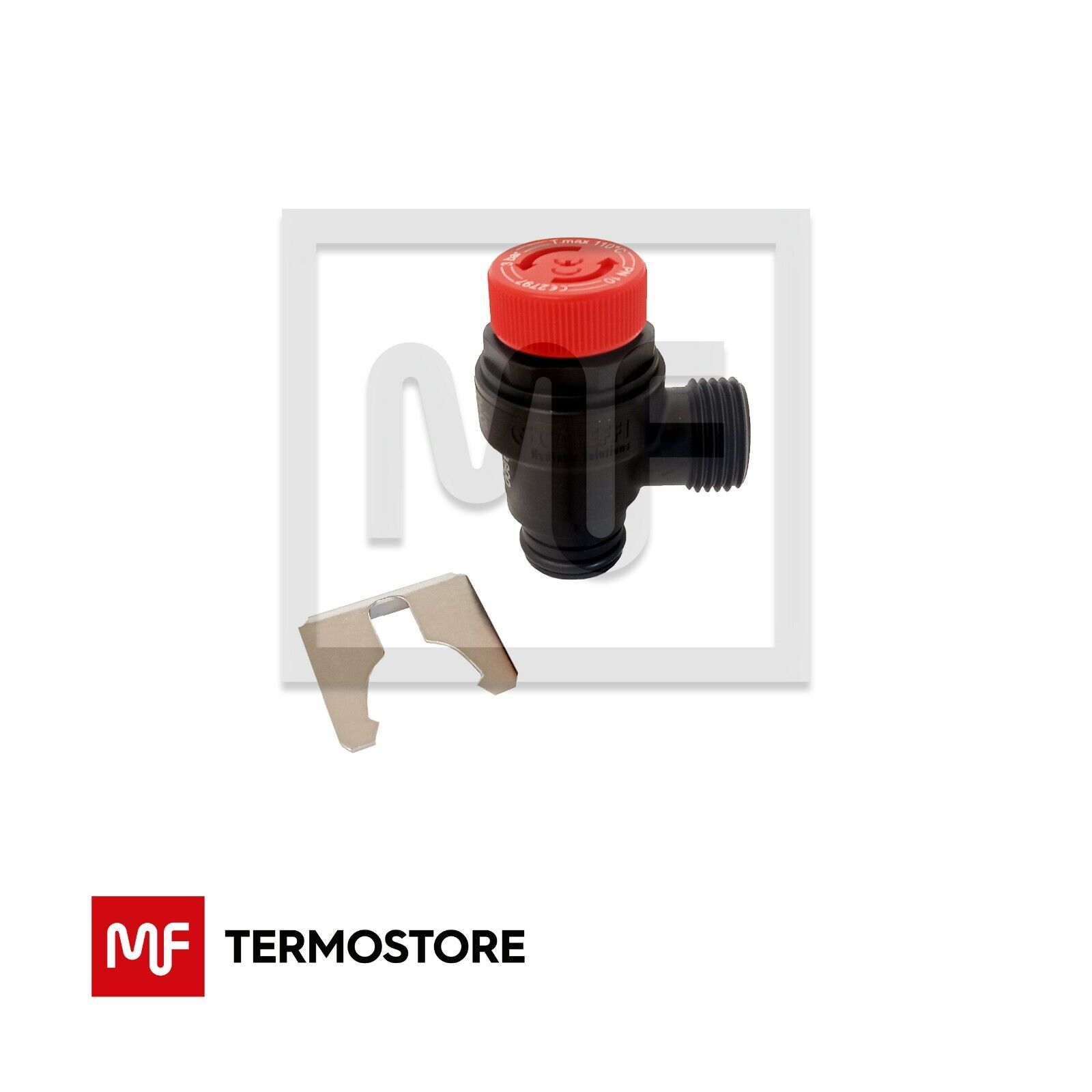 VALVOLA SICUREZZA CALEFFI INNESTO 3 BAR EUROTERM COD. 39818270 MOLTI MODELLI