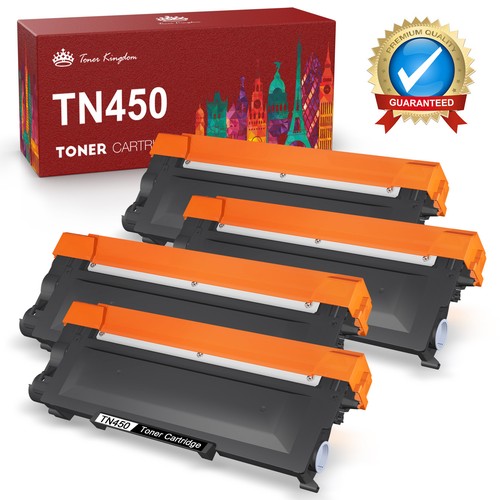 4PK High Yield for Brother TN450 Toner Cartridge MFC-7860DW 7360N HL-2240 2270DW