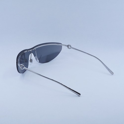 Pre-owned Gucci Gg1700s 002 Silver/grey With Silver Mirror 99-1-125 Sunglasses Auth...