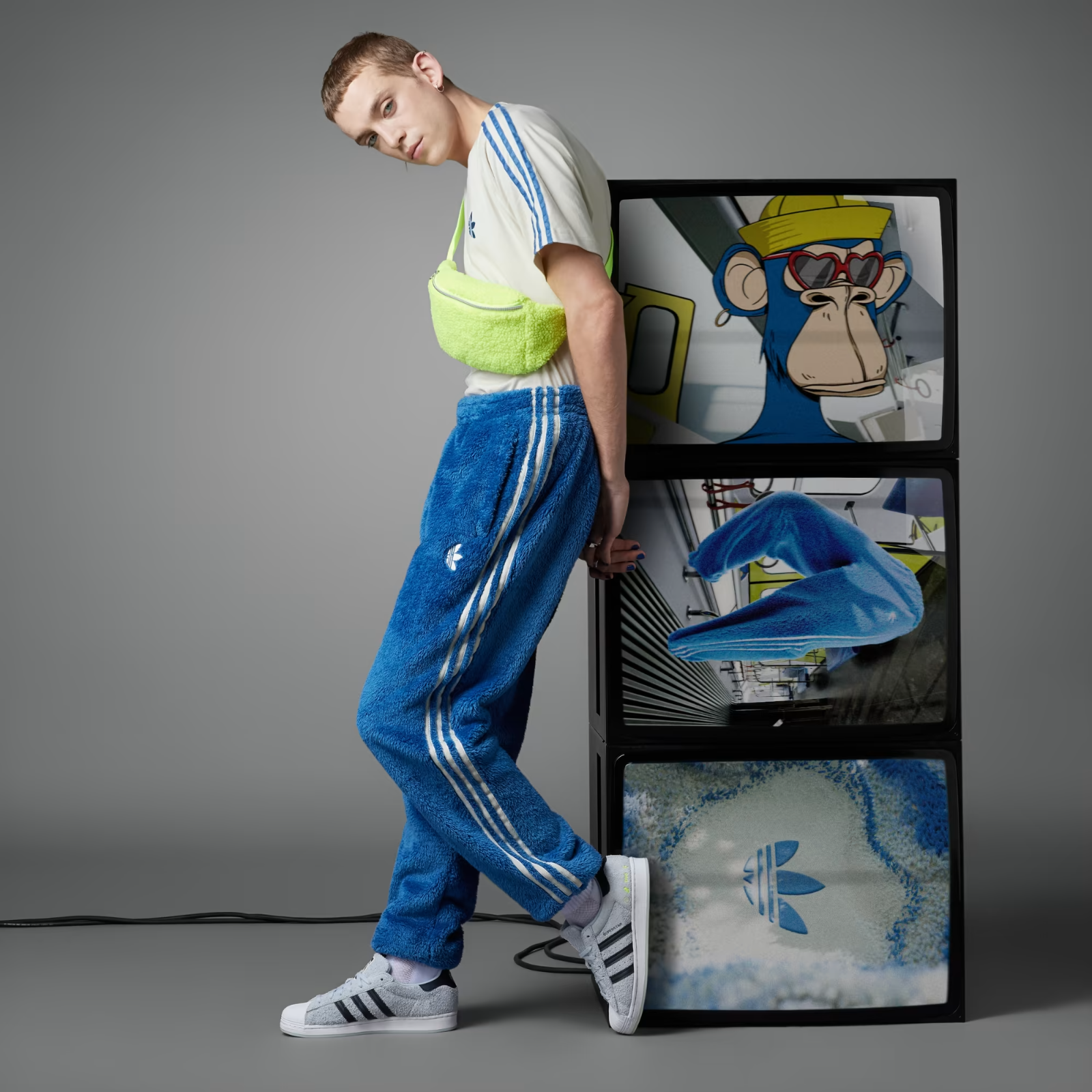 BELPER／JACQUARD PANTS（BLUE/RED） BELPER／JACQUARD PANTS（BLUE/RED）
