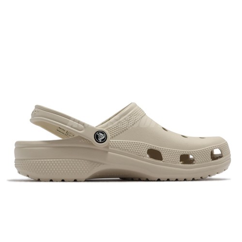

Crocs Classic Bone Ivory Men Unisex Casual Slip On Sandals Shoes 10001-2Y2, Цвет слоновой кости, Classic