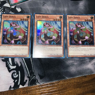 Yu-Gi-Oh! TCG Lady Debug Powercode Link SDPL-EN005 1st Edition Super Rare