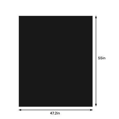 50pcs Heavy Duty 33 45 60 65 Gallon Trash Bags 2 Mil Large Garbage Rubbish Bags