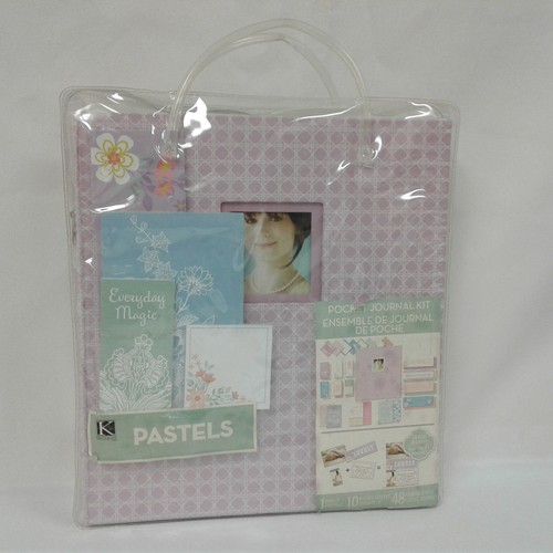 K&Company Pocket Journal and Scrapbook Kit, 8.5 by 11-Inch  Pastel