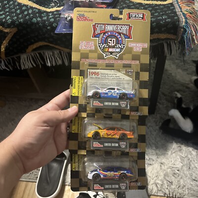 Lot Of 3 Racing Champions Nascar 50th Anniversary 1996, 1997, & 1998 Die Cast