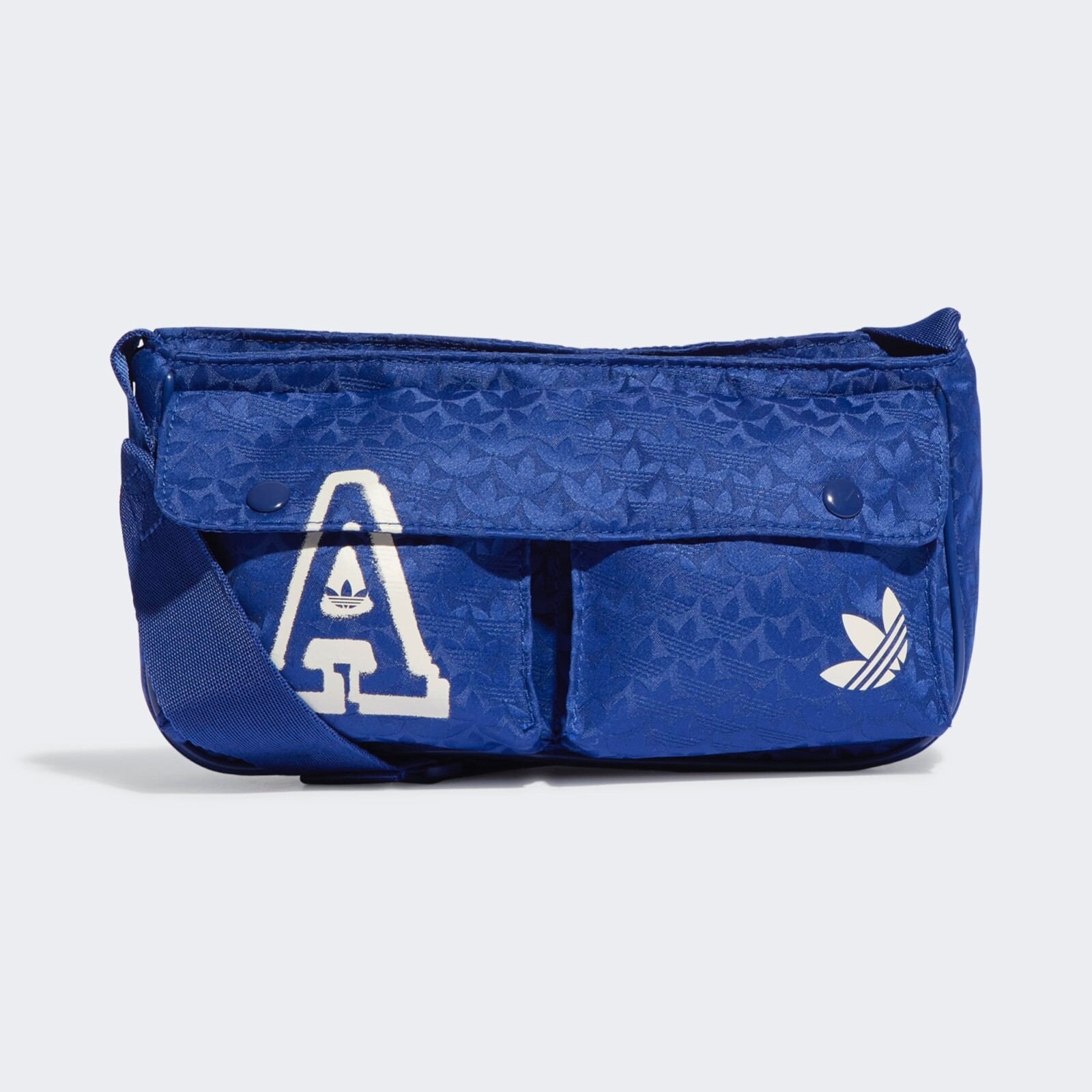 最新 アディダス☆TREFOIL MONOGRAM JACQUARD MINI SHOULDER BAG Adidas Trefoil Monogram Jacquard Mini Shoulder Bag - II3416