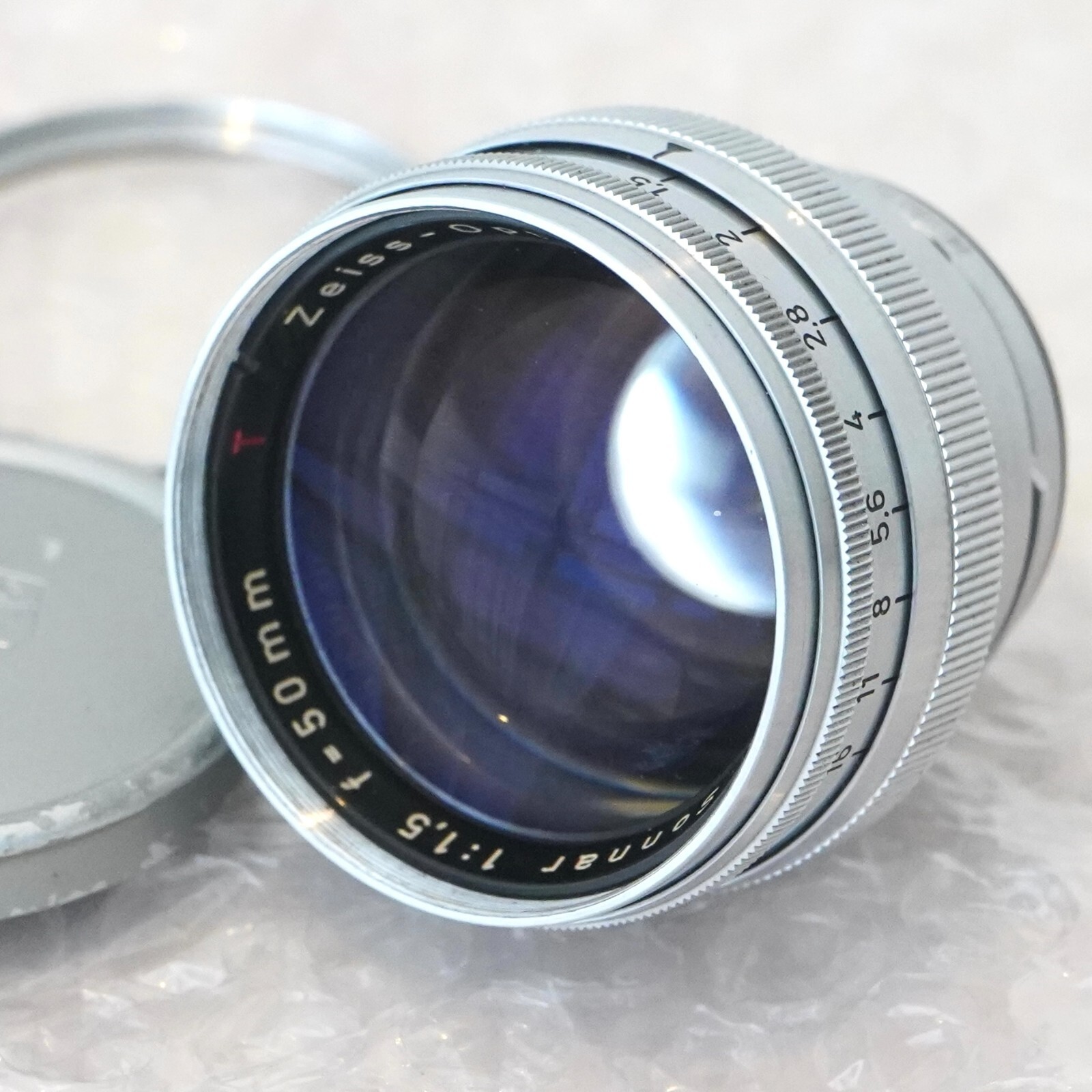 Zeiss Opton Sonnar 50mm F/1.5 Red T Contax II III IIa IIIa Zeiss Opton Sonnar 50mm F/1.5 Red T Contax II III IIa IIIa