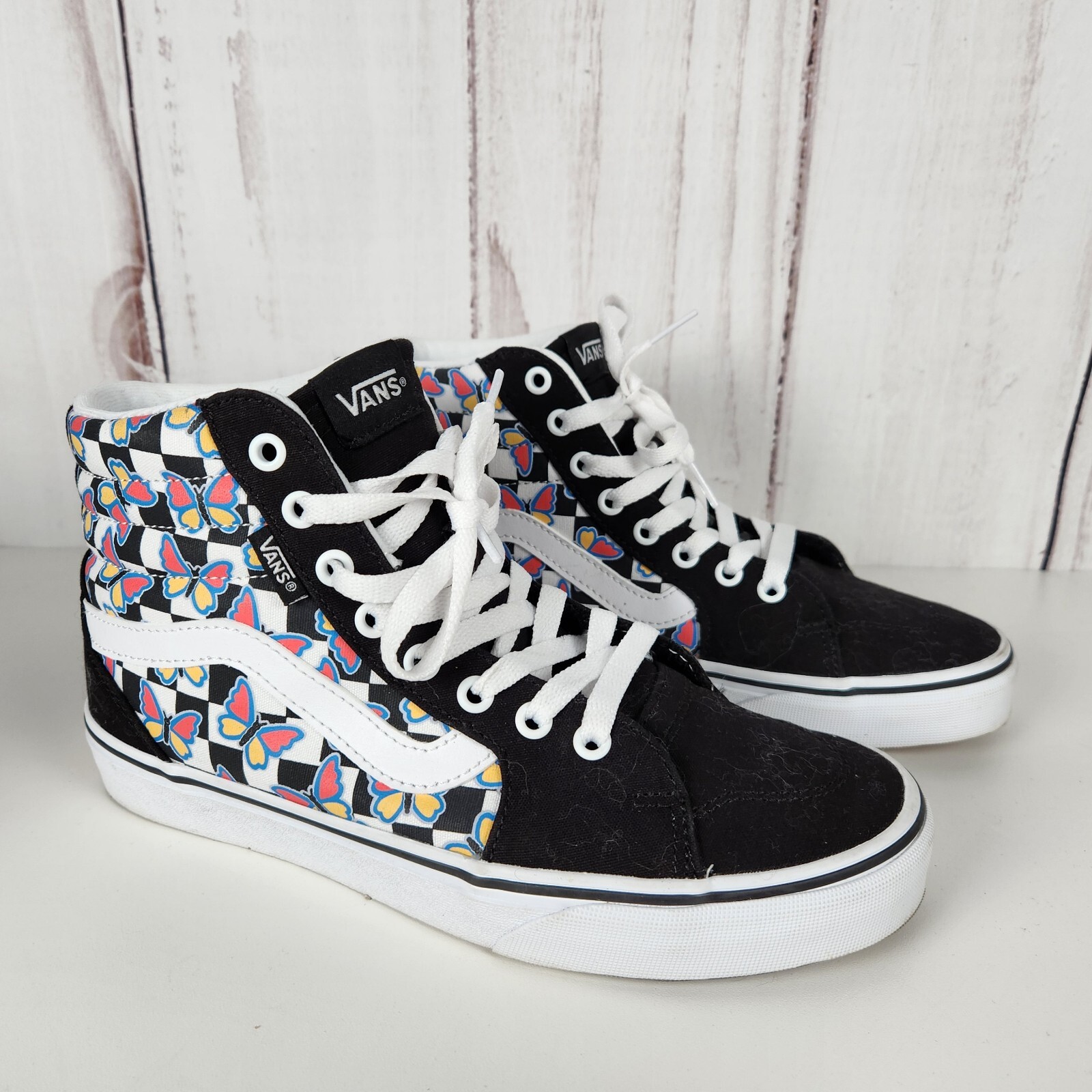 関税込☆VANS BUTTERFLY CHECKERBOARD SK8-HI カスタム $_57.JPG?set_id=880000500F