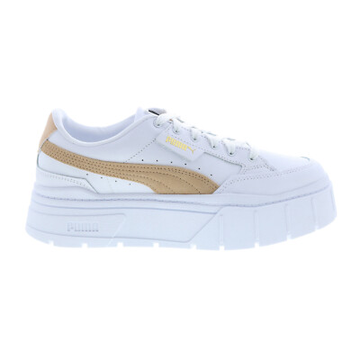 

Puma Mayze Stack 38436303 Женские белые кожаные кроссовки Lifestyle, Белый, Puma Mayze Stack