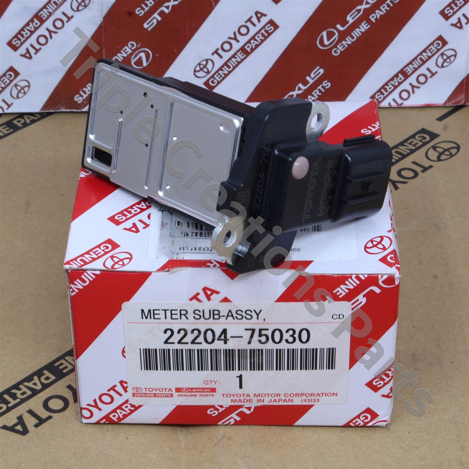 2220475030 Genuine Toyota Meter Sub-Assy Intake Air Flow