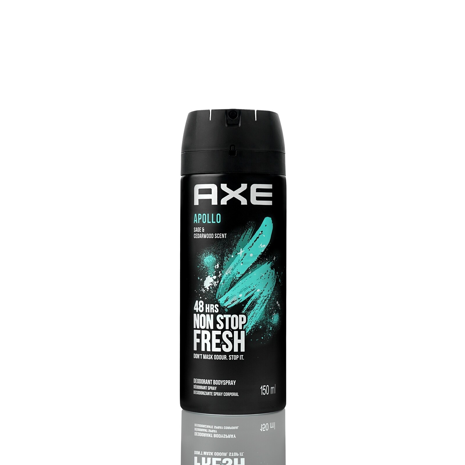 9 Pack AXE Apollo Body Spray Deodrant Anit-Aerspirant For Men 48 Hour Protection