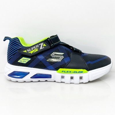 Skechers Mens Flex Glow 90543 Черная повседневная обувь Кроссовки Размер 5