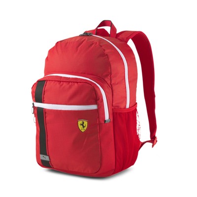 puma ferrari replica black and white casual backpack