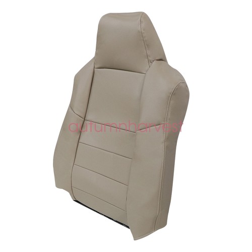 For 2002-2005 Ford Excursion Limited Front Leather Seat Cover Tan / Foam Cushion