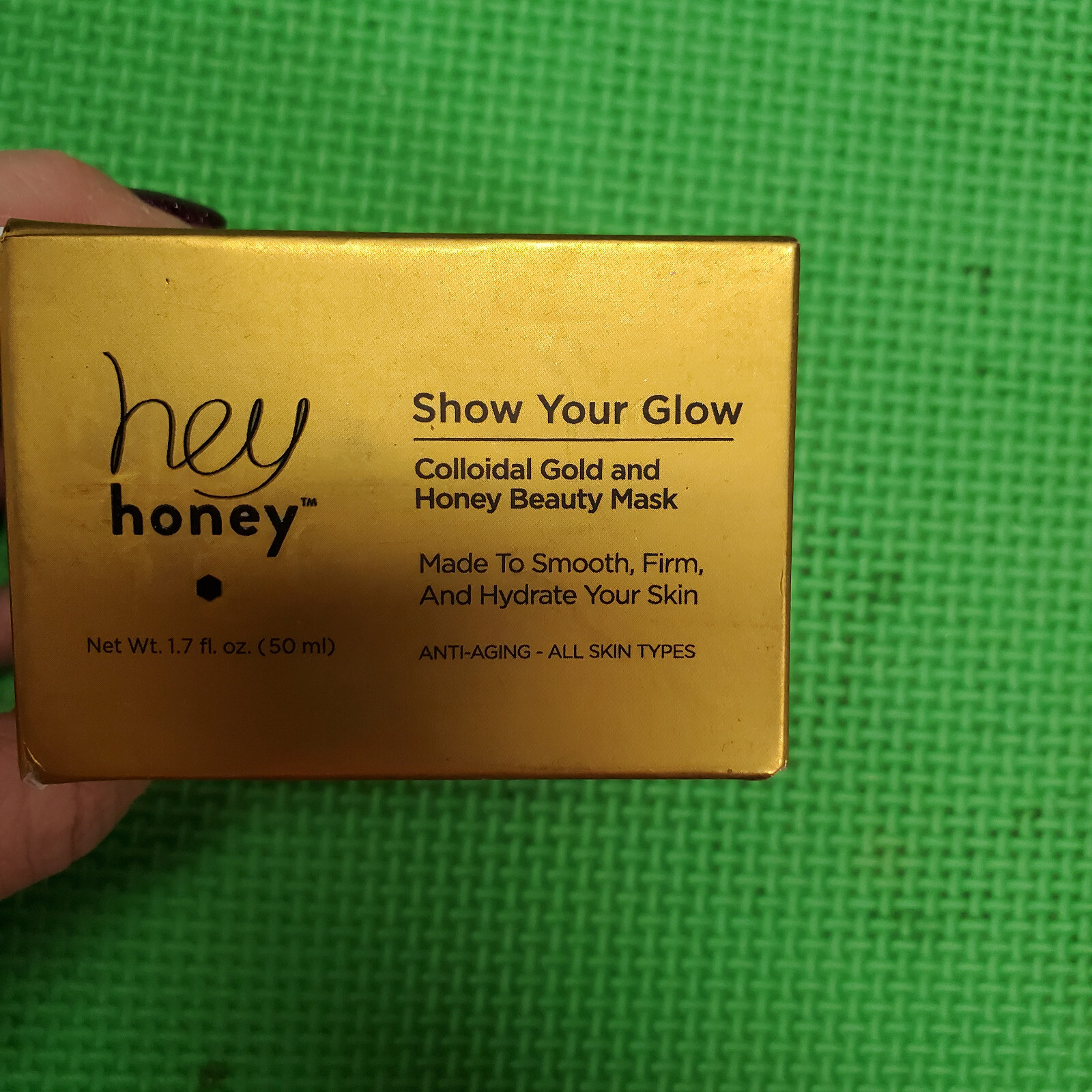 hey HONEY Show Your Glow Colloidal Gold & Honey Beauty Mask 1.7 oz.の