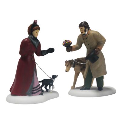 Department 56, These Are For You, Dickens Village (58530) Set of 2, NIB