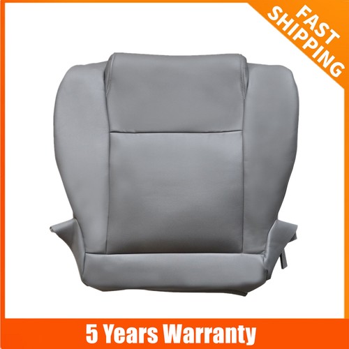 Fits Toyota Tundra Work Truck 2007-2013 Driver Bottom Leather Seat Cover Gray