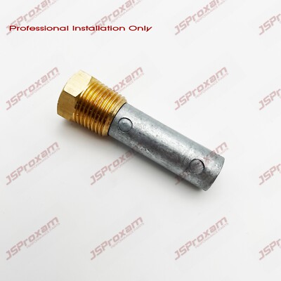 Fit Martyr CME1E Zinc Pencil Anode Cooling System Anode 3/8 NPT x 1/2'' X 1-1/2''