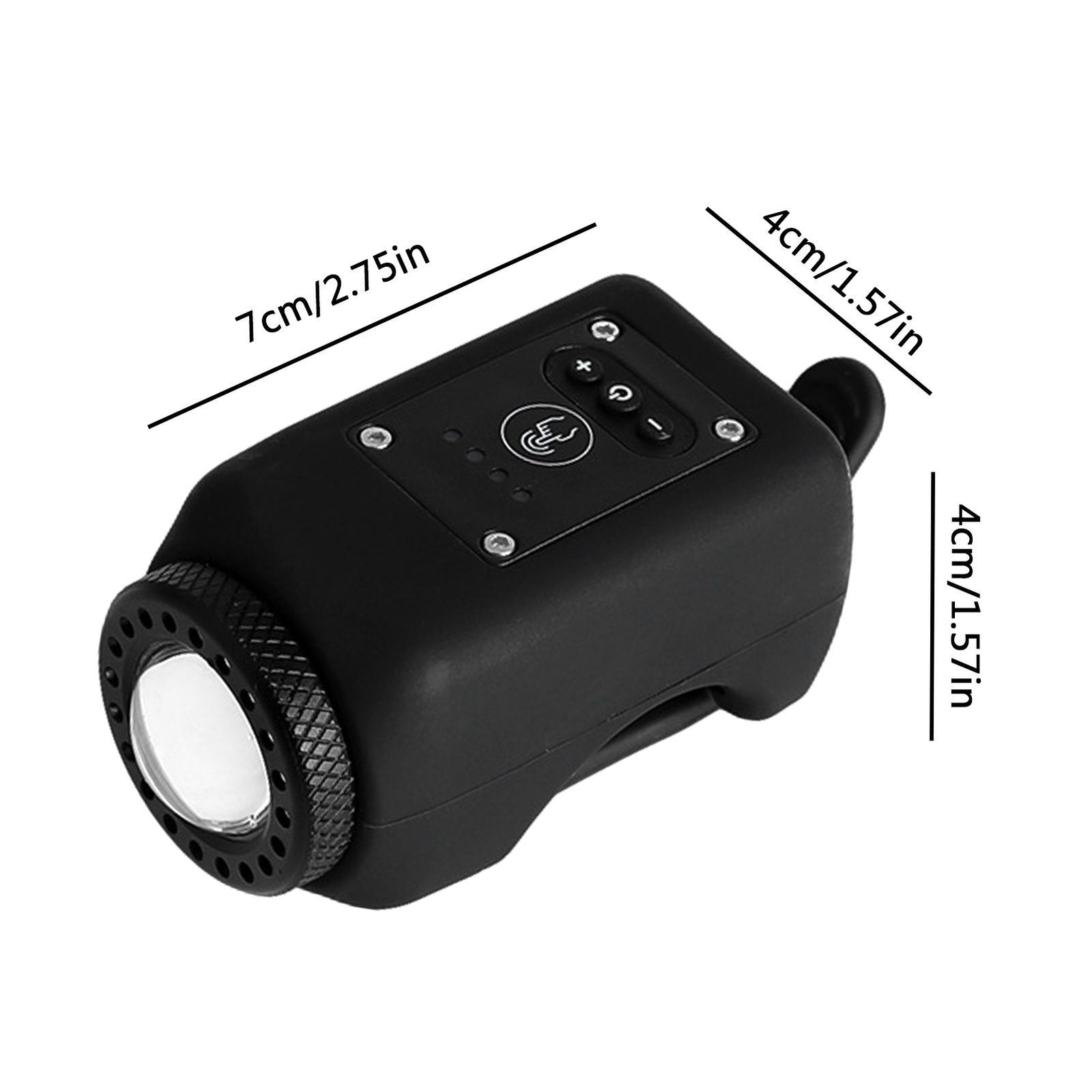 Bike Horn | Electric Bike Bell With Light Ipx5 Electric Loudspeaker 110db Bell