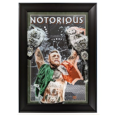 Conor McGregor - Notorious - OptiPrint Glass Art
