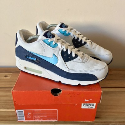 NIKE AIR MAX 90 LEATHER BLUE CHILL 1 95 