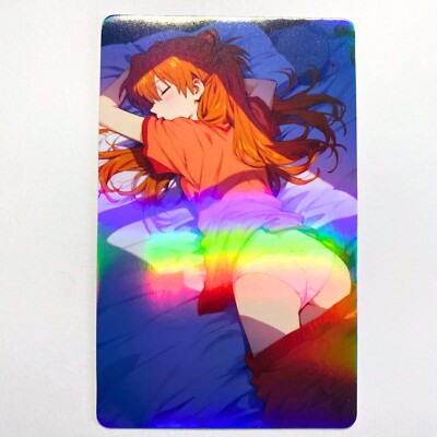 Neon Genesis Evangelion Asuka Langley Soryu Doujin Waifu Anime Art Goddess Card