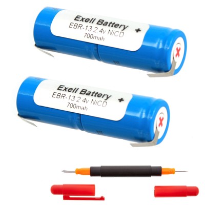 2x NEW Razor Battery For DF30, DF40, XLR 9600, XLR 9800