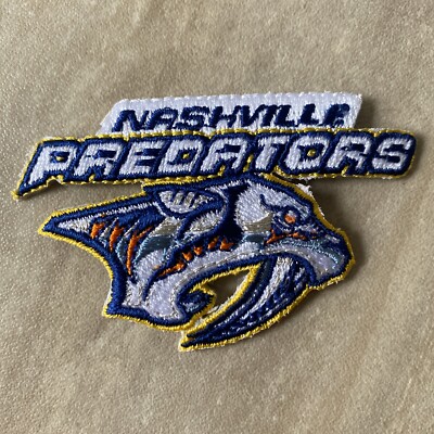 Nashville Predators 3  Iron On Embroidered Patch Brand New Vintage Hockey Logo