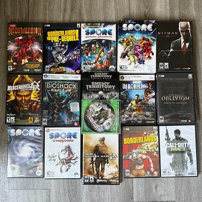 Huge LOT OF PC GAMES-Classics, Hard to find, Vintage, Rare, Modern - PIck UP