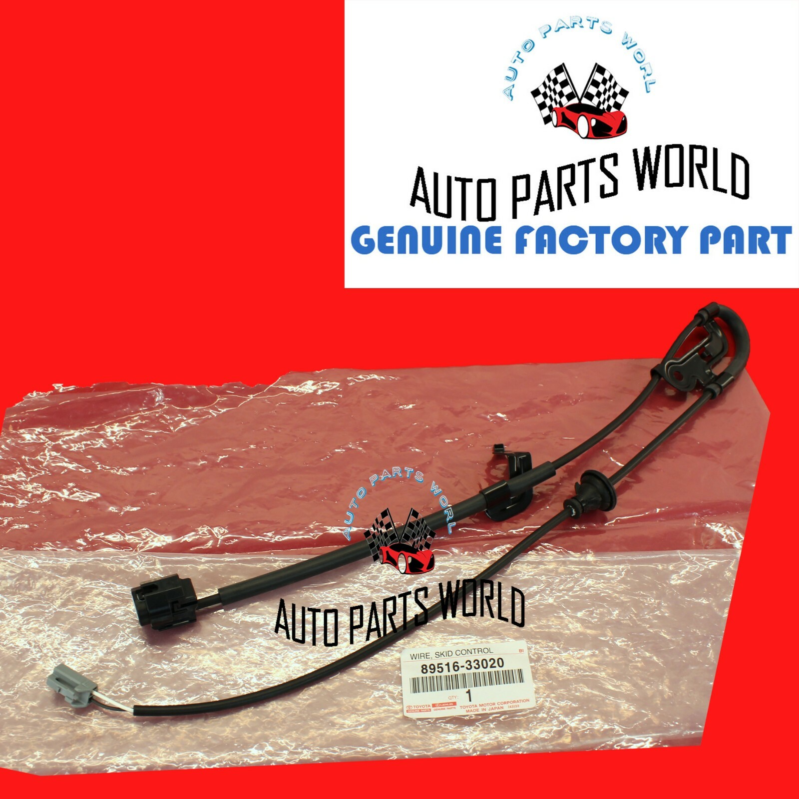 GENUINE TOYOTA AVALON CAMRY ES330 LEFT SKID CONTROL SENSOR WIRE 89516-33020