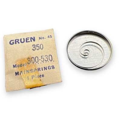 Gruen 300 MAINSPRING Watch Part Material ORIGINAL VTG NOS Gruen 530 Gruen 350