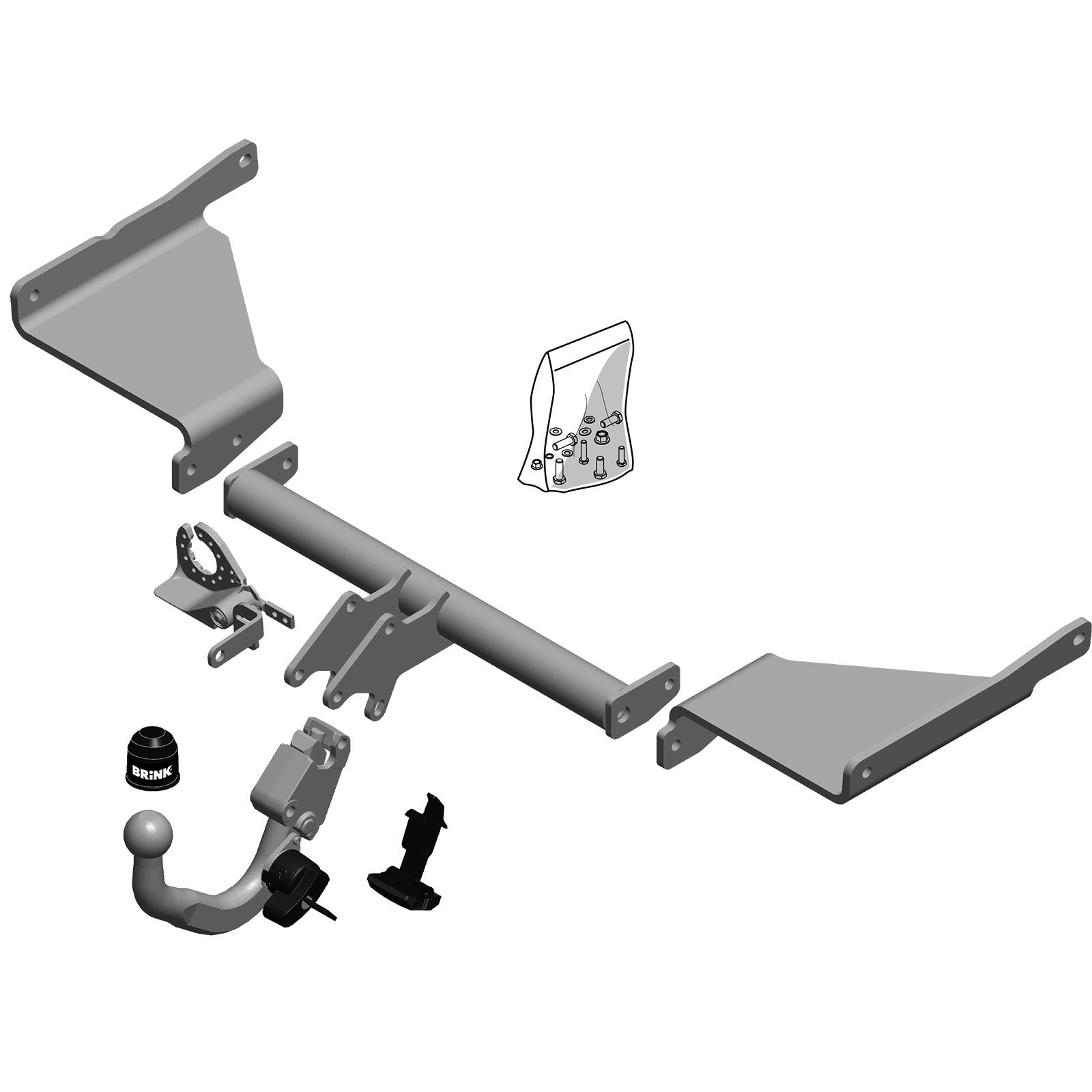 Brink Towbar for Mazda 6 Estate 20122018 Detachable Tow Bar