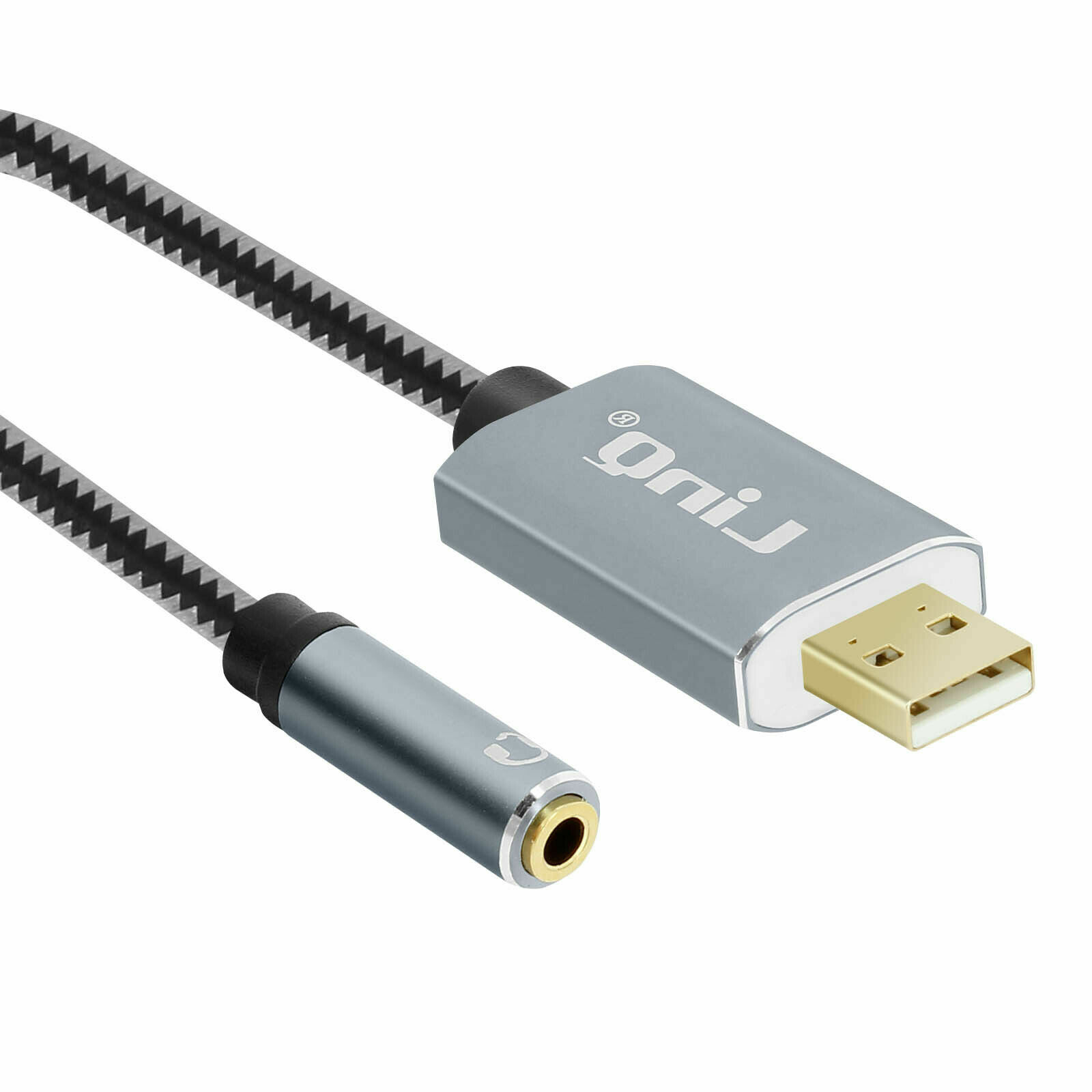 Adattatore Audio Usb A 3.5mm Jack Audio E Microfono Funzione U3530 Linq