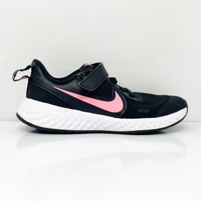 Nike Boys Revolution 5 BQ5672-002 Черные кроссовки для бега Размер 11.5C