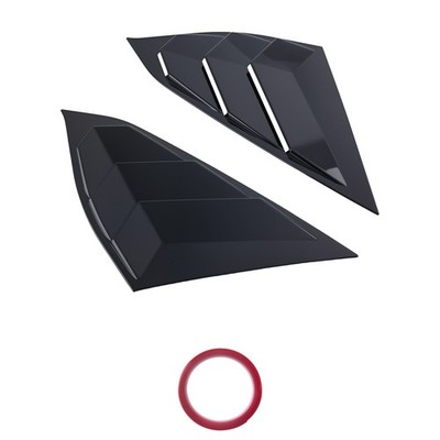 Gloss Side Window Louvers for Honda Accord 4-Door 2018-2022 Durable ABS