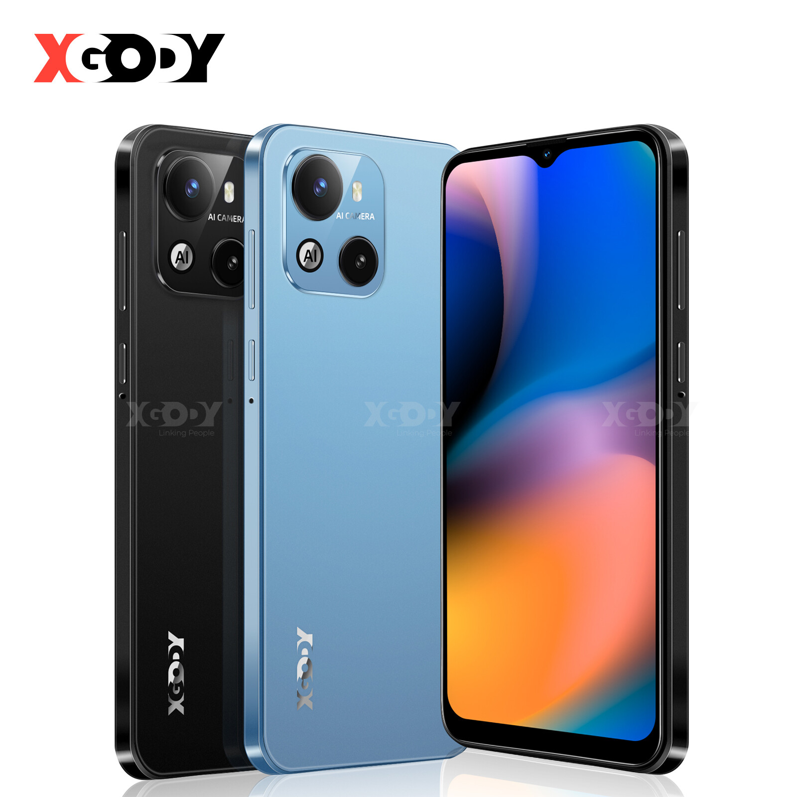 XGODY 4G LTE Android Smartphone 6.3 Inch Cell Phone For T-Mobile AT&T Unlocked