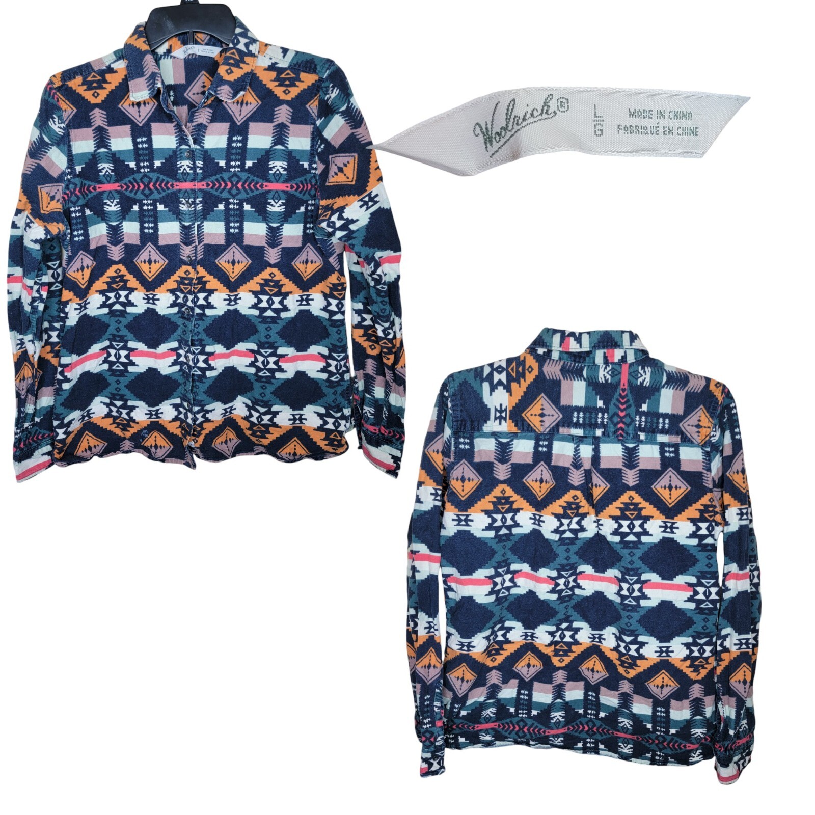 Woolrich Keystone Printed Southwestern Chamois Shirt Size Woolrich Keystone Printed Southwestern Chamois Shirt Size