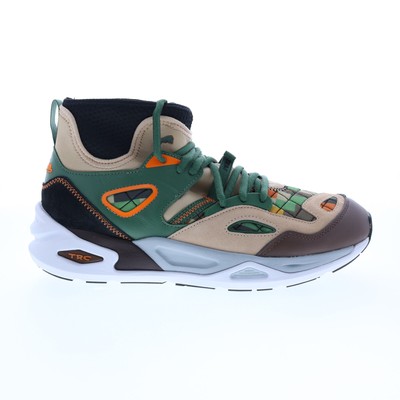 

Мужские коричневые кроссовки Puma TRC Blaze Mid X Black FIves, Коричневый, Puma TRC Blaze Mid X Black FIves
