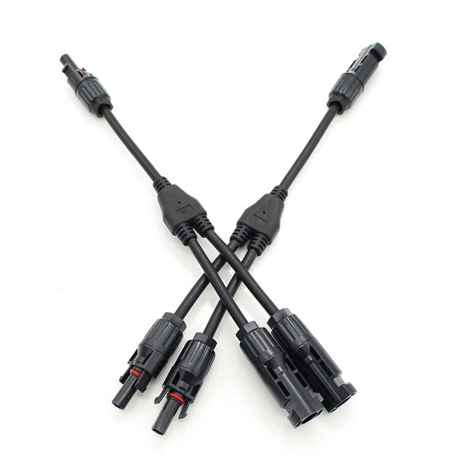 Solar Panel Y Branch Cable Connection Waterproof Adapter Connector Extension US