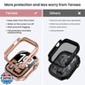 Tensea for Waterproof Apple Watch Screen Protector Case Series 11/10 42mm Accessories, iWatch Protective Face Cover with Tempered Glass Film for Women Men, Bumper Case for iPhone Watch 42 mm