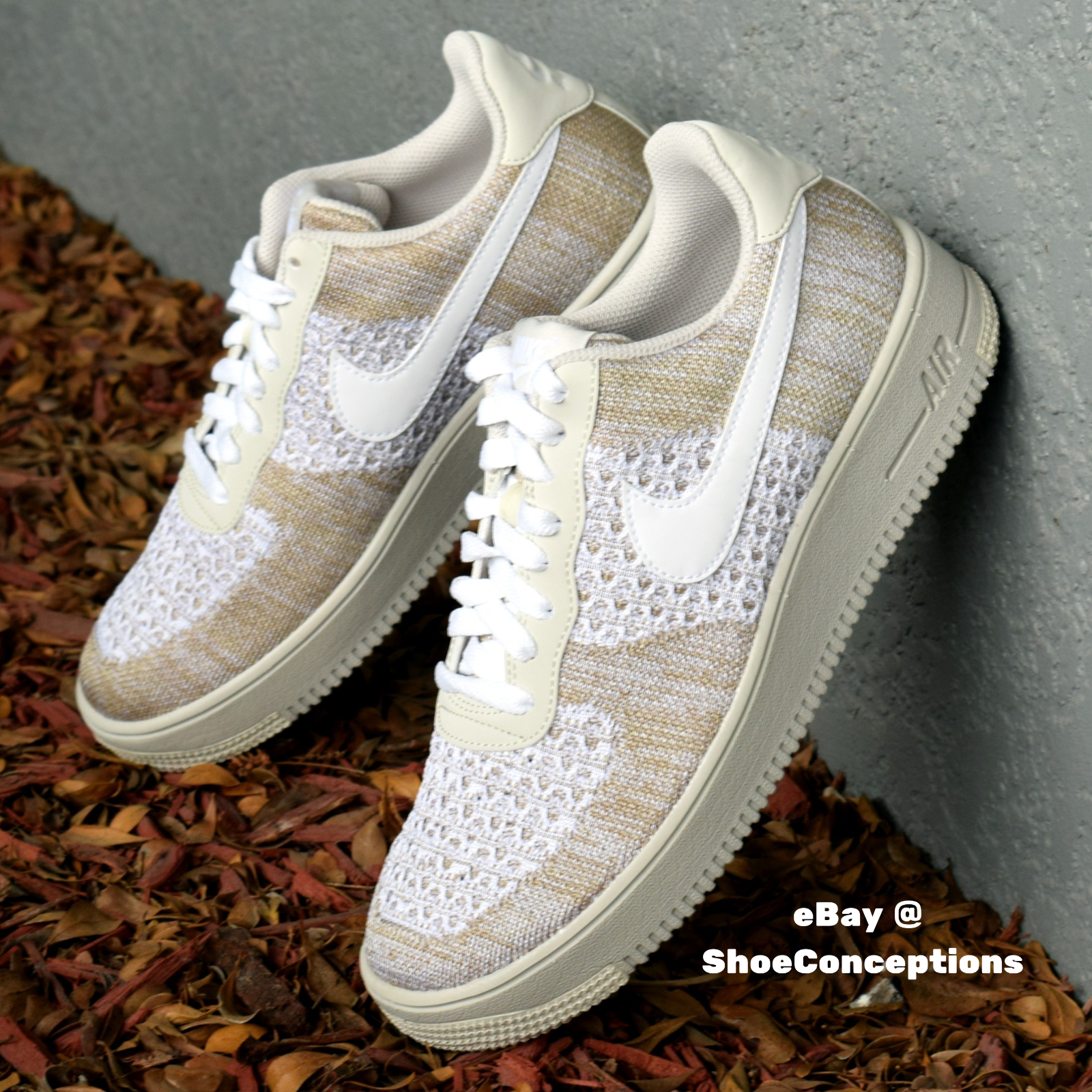 ★人気★Nike★Air Force 1 Flyknit 2.0 Nike Air Force 1 Flyknit 2.0 Shoes Light Bone White IB7675