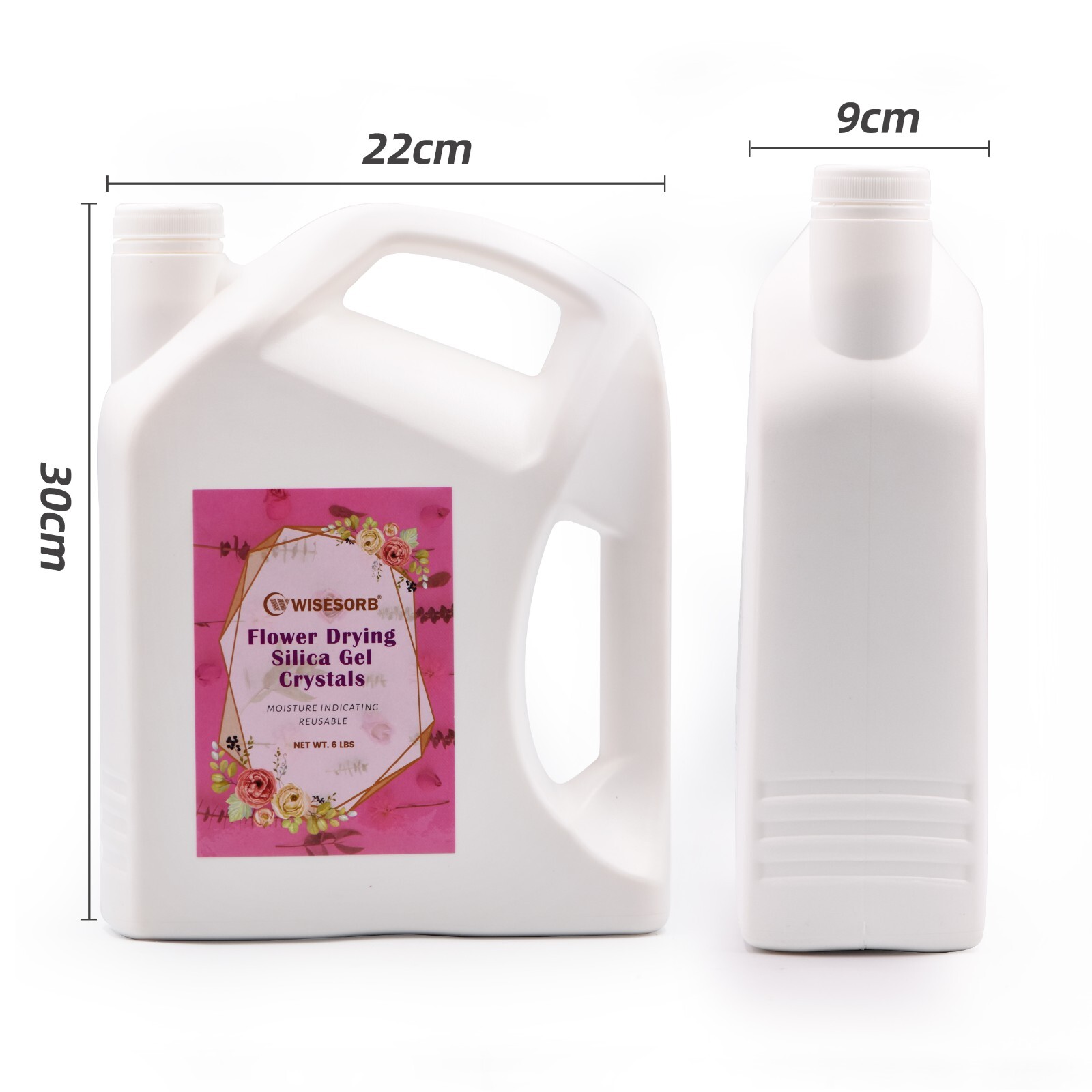 6LBS Silica Gel Flower Drying Crystals Orange to Green Color Indicating Silica