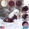Gyuzh Dog Coat with Harness Puppy Coats Small Dog Harness Jacket Winter Waterproof Jackets for Smal Medium Large Dogs