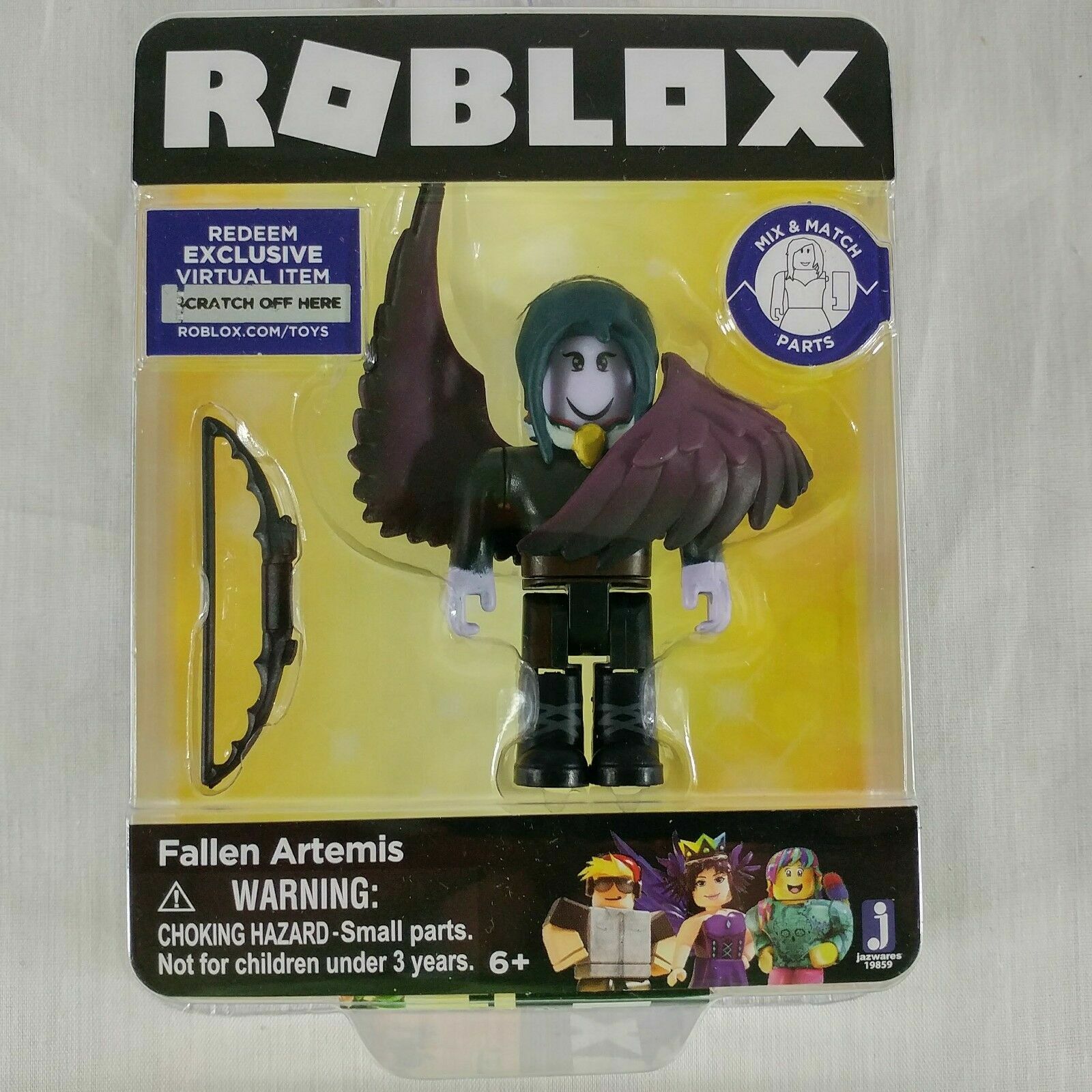 Roblox Fallen Artemis Celebrity Collection 3in Figure With Virtual Game Code Mip - roblox lord umberhallow toy code