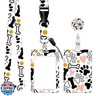ID Badge Holder with Breakaway Lanyard, Retractable Badge Reel,Lanyards for Id Badges，Work Name Tag Breakaway Lanyard ID Card Protector Case for Teacher Nurse Work Office(Paw and Bone)