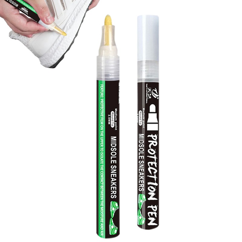 White Trainer Pen Midsole Restore Sneaker Marker Waterproof Shoe Whitener
