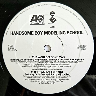 2004 - HANDSOME BOY MODELING SCHOOL - WHITE PEOPLE ALBUM SAMPLER - OG PROMO